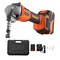 Electric Cordless Metal Cutter Nibbler 20V 4000mAh with Carrying Case